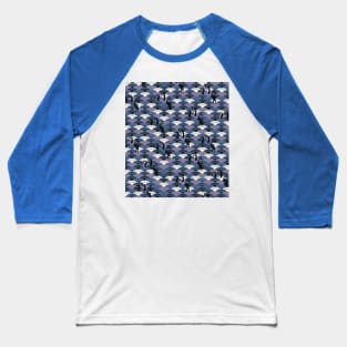 JK Waves: winter colours Baseball T-Shirt